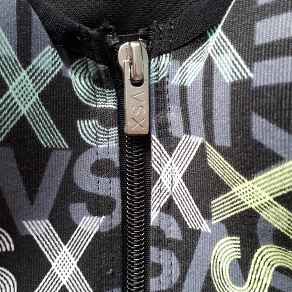 Victoria Secret VSX Sport Bra Zip Front Multicolor - Picture 3 of 11